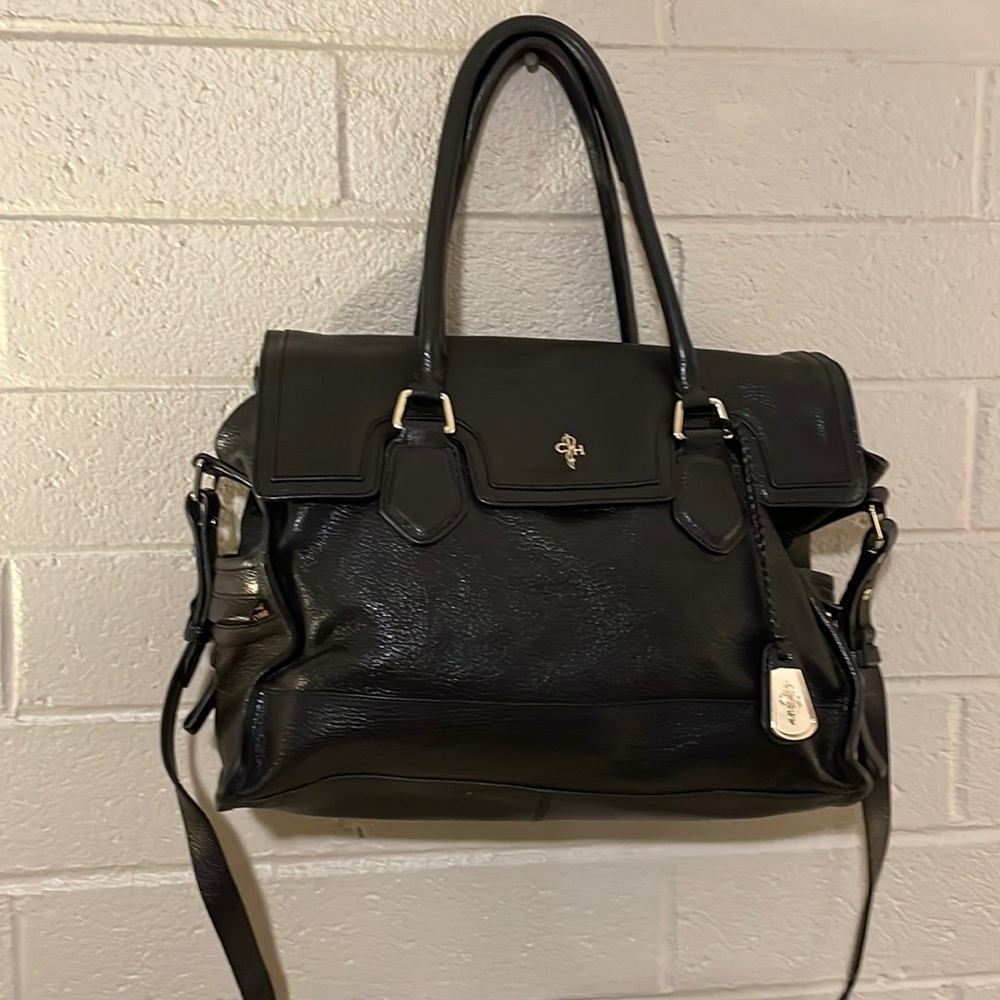 Cole Haan large Satchel / Crossbody black leather